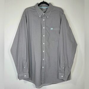 CINCH WESTERN BUTTON DOWN SHIRT.